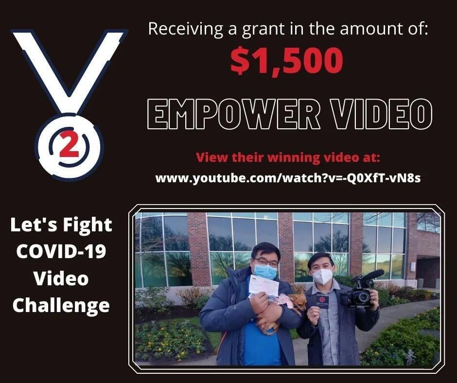 "Let's fight Covid-19 Video Challenge" 2nd place winner - Empower Video.